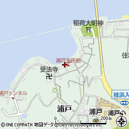 高知県高知市浦戸274周辺の地図