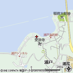 高知県高知市浦戸305周辺の地図