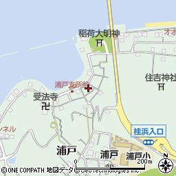 高知県高知市浦戸232周辺の地図