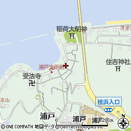 高知県高知市浦戸238周辺の地図