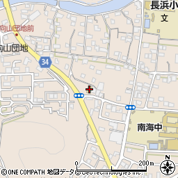 セブンイレブン高知長浜店周辺の地図