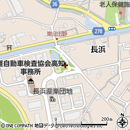 長浜西公園トイレ周辺の地図