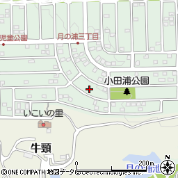 福岡県大野城市月の浦4丁目11周辺の地図