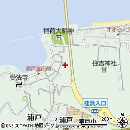 高知県高知市浦戸200周辺の地図