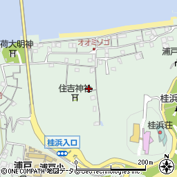 高知県高知市浦戸112周辺の地図