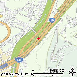 国道５６号線周辺の地図