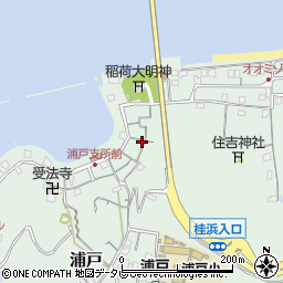 高知県高知市浦戸243周辺の地図