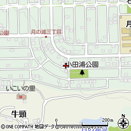 福岡県大野城市月の浦4丁目12-16周辺の地図
