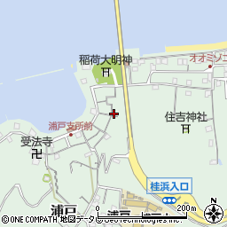 高知県高知市浦戸196周辺の地図