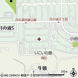 福岡県大野城市月の浦4丁目23周辺の地図