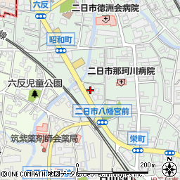 中央栄町昭和町共同利用施設周辺の地図