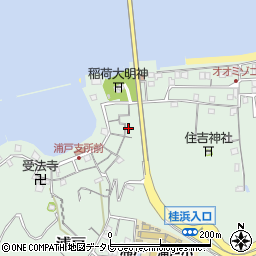 高知県高知市浦戸195周辺の地図