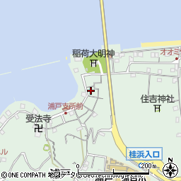 高知県高知市浦戸249周辺の地図