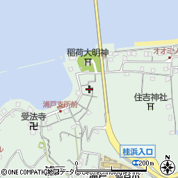 高知県高知市浦戸248周辺の地図