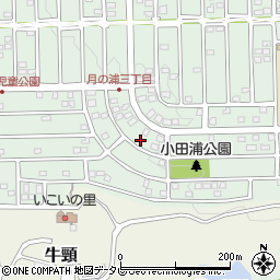 福岡県大野城市月の浦4丁目12-21周辺の地図