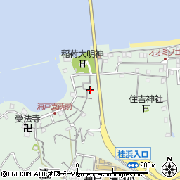 高知県高知市浦戸194周辺の地図