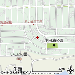 福岡県大野城市月の浦4丁目12-22周辺の地図