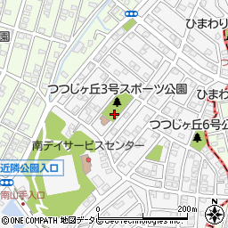 つつじケ丘3号公園周辺の地図