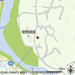 愛媛県大洲市菅田町大竹1535周辺の地図