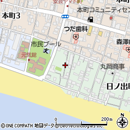 高知県安芸市日ノ出町1-9周辺の地図