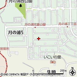 福岡県大野城市月の浦4丁目22-35周辺の地図