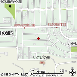 福岡県大野城市月の浦4丁目22-28周辺の地図
