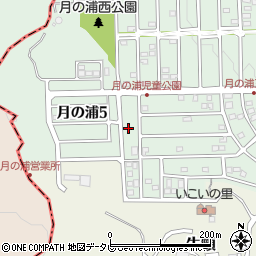 福岡県大野城市月の浦5丁目9周辺の地図