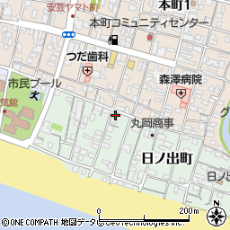 高知県安芸市日ノ出町4-1周辺の地図