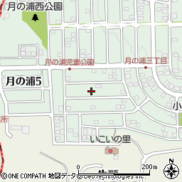 福岡県大野城市月の浦4丁目周辺の地図