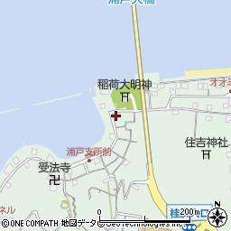高知県高知市浦戸184周辺の地図
