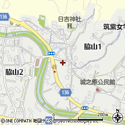 福岡県福岡市早良区脇山周辺の地図