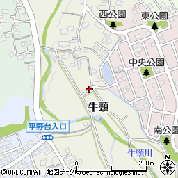 福岡県大野城市牛頸119周辺の地図