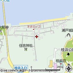 高知県高知市浦戸101周辺の地図