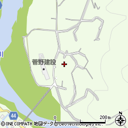 愛媛県大洲市菅田町大竹1532周辺の地図