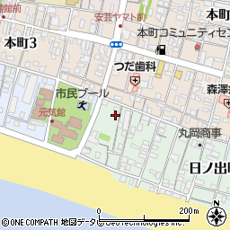 高知県安芸市日ノ出町1-7周辺の地図