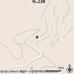 高知県高岡郡越知町佐之国2527周辺の地図