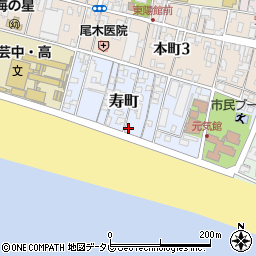 高知県安芸市寿町5-17周辺の地図