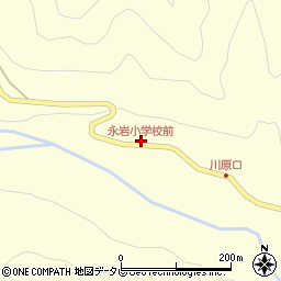 永岩小学校前周辺の地図