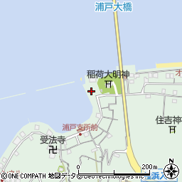 高知県高知市浦戸183周辺の地図