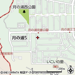 福岡県大野城市月の浦4丁目21-38周辺の地図
