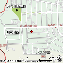福岡県大野城市月の浦4丁目21-33周辺の地図