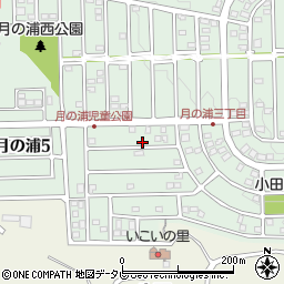 福岡県大野城市月の浦4丁目21-27周辺の地図