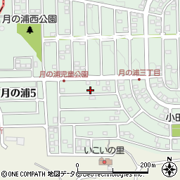 福岡県大野城市月の浦4丁目21-28周辺の地図