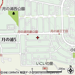福岡県大野城市月の浦4丁目21周辺の地図