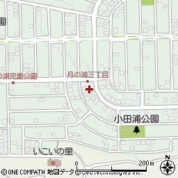 福岡県大野城市月の浦4丁目12-2周辺の地図