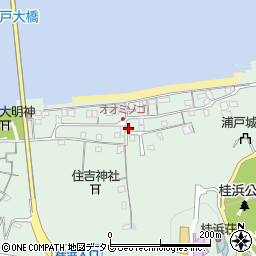 高知県高知市浦戸65周辺の地図
