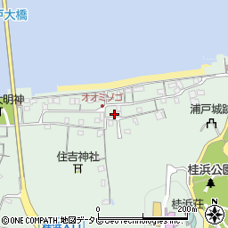 高知県高知市浦戸67周辺の地図