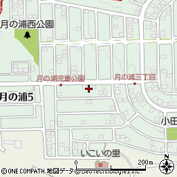 福岡県大野城市月の浦4丁目21-10周辺の地図