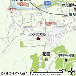 うえまち駅周辺の地図