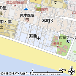 高知県安芸市寿町5-22周辺の地図